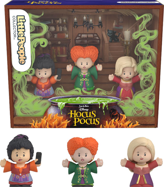 Little People Collector Disney Hocus Pocus Movie Figure Set for Adults & Fans, 3 Characters in a Display Box