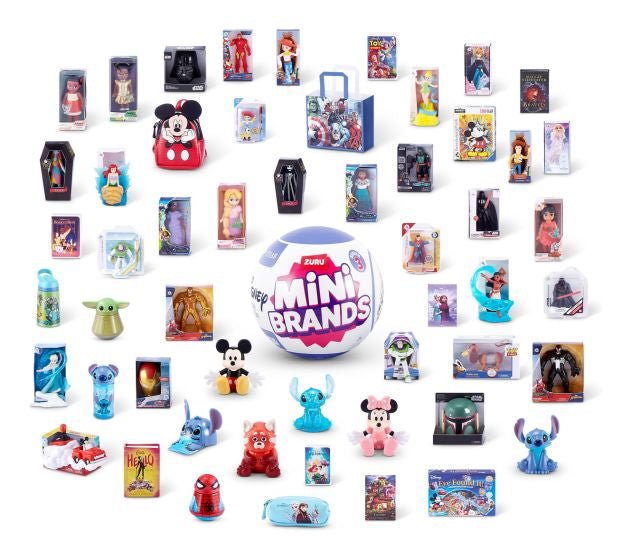 5 Surprise Mini Brands Disney Store Edition Series 3