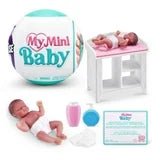 5 Surprise My Mini Baby Series 1 by ZURU, Collectible Mystery Capsule, Toy for Girls, Realistic Miniature Baby, Playset and Accessories