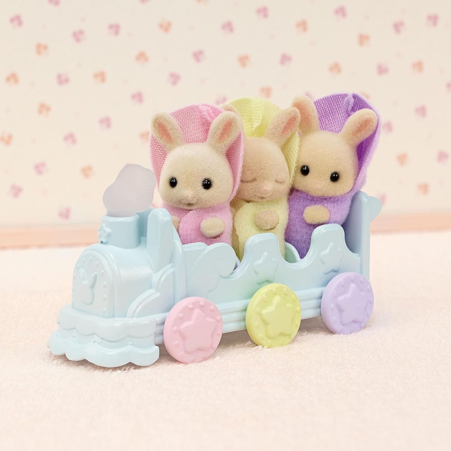 Calico Critters Triplets Baby Bathtime Set