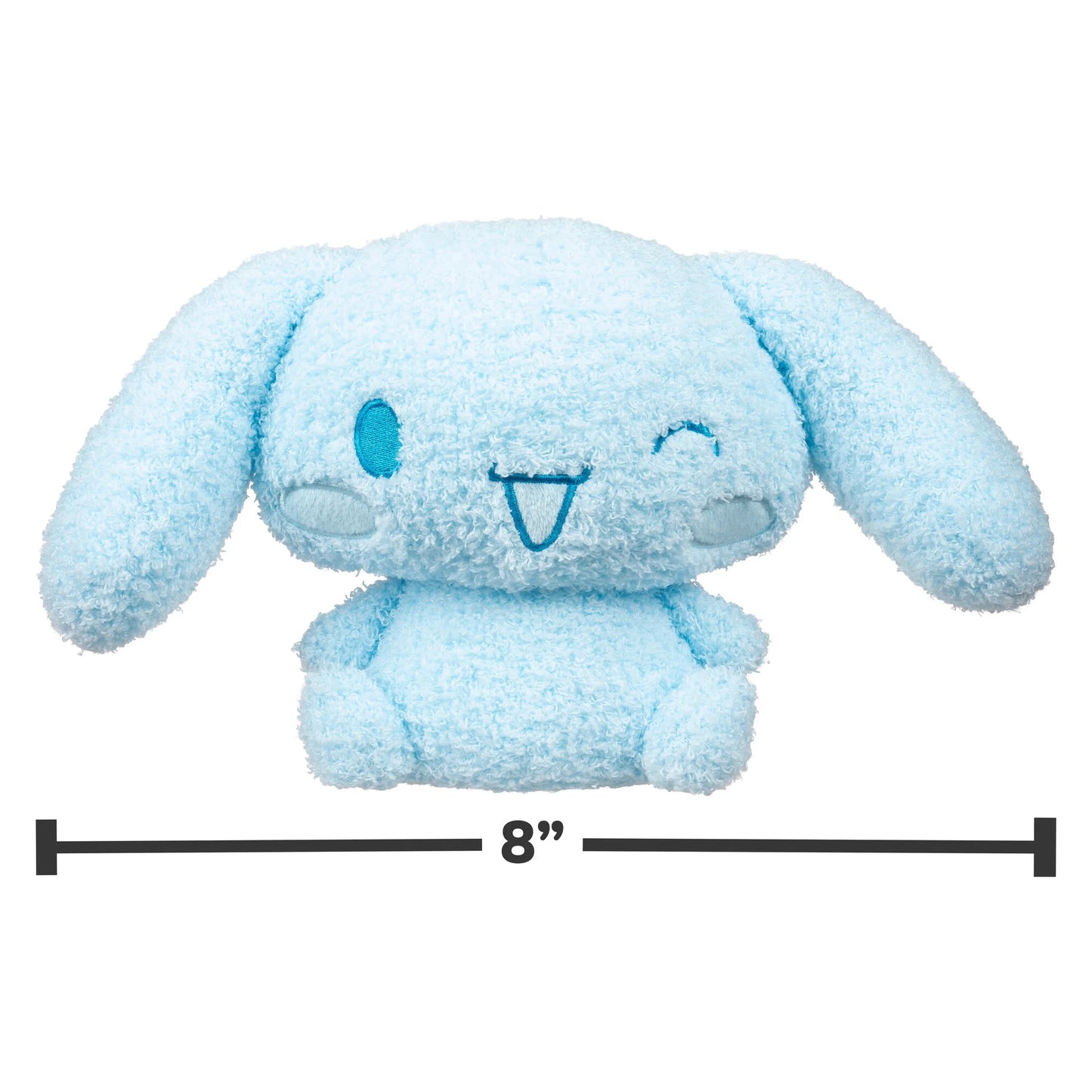 Hello Kitty and Friends, Cinnamoroll Premier Series Blue Monochrome Plush - Series 2 Velveteen Plushie - Officially Licensed Sanrio Product from Jazwares