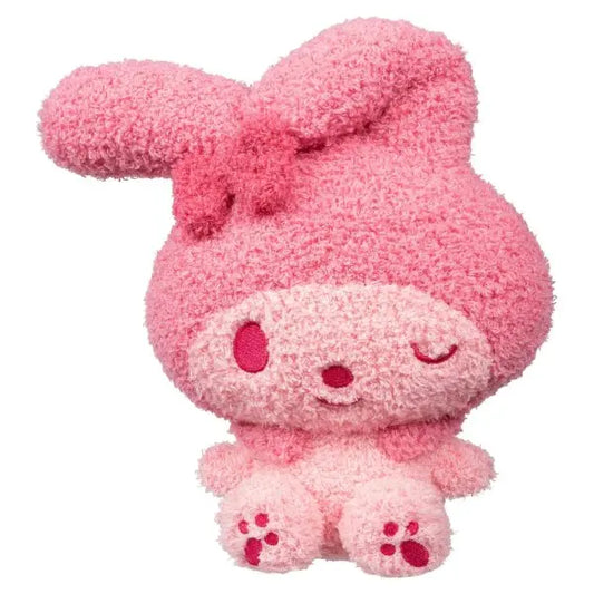 Hello Kitty and Friends, My Melody Premier Series Pink Monochrome Plush - Series 2 Velveteen Plushie - Officially Licensed Sanrio Product from Jazwares