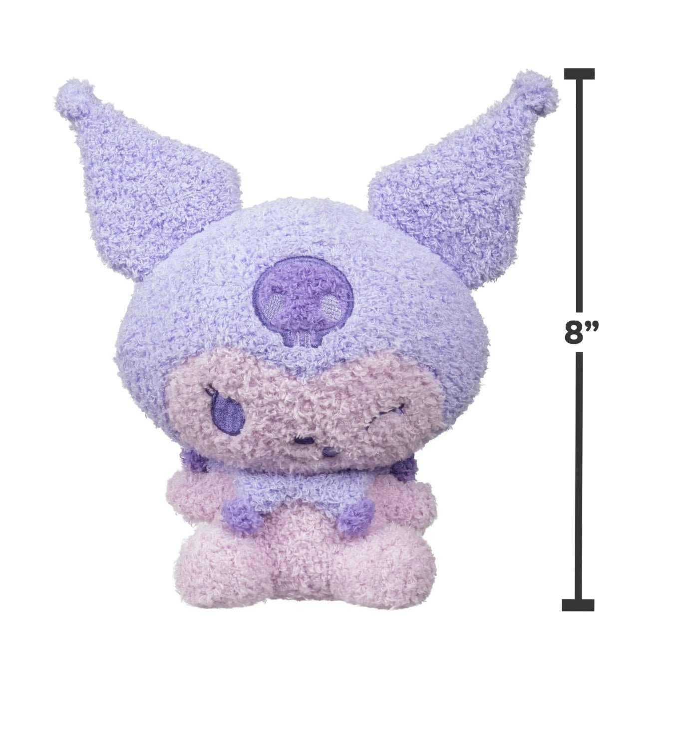 Hello Kitty and Friends, Kuromi Premier Series Purple Monochrome Plush - Series 2 Velveteen Plushie - Officially Licensed Sanrio Product from Jazwares