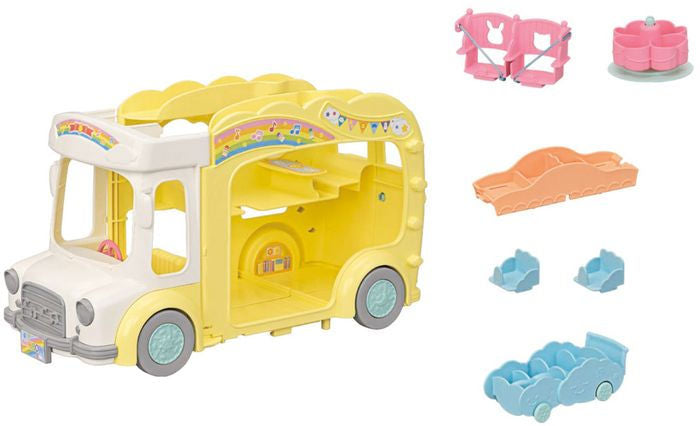 Calico Critters Rainbow Fun Nursery Bus