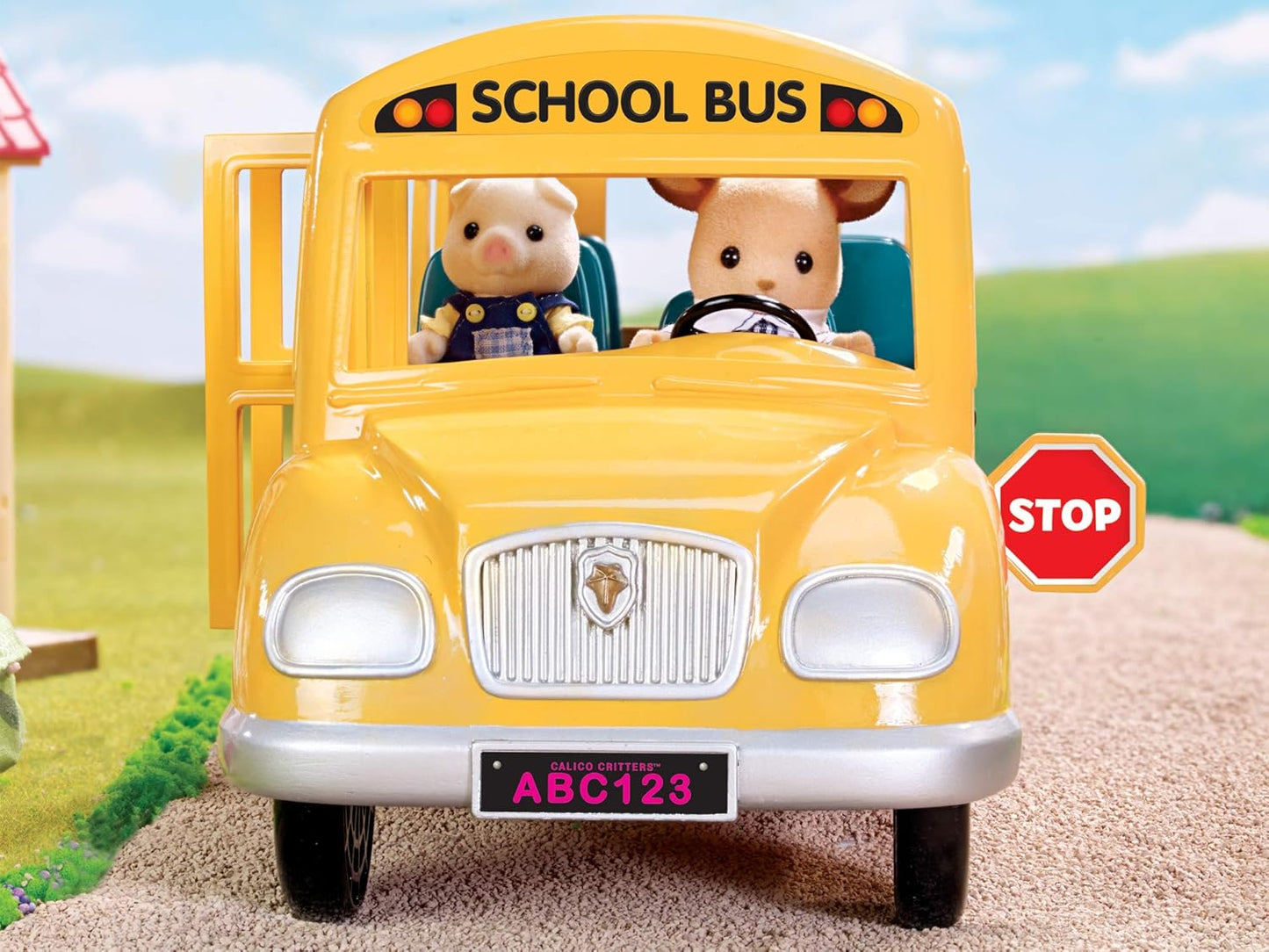 Calico Critters School Bus, Toy Vehicle for Dolls