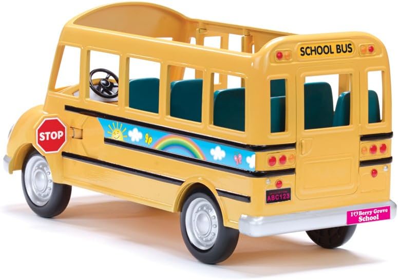 Calico Critters School Bus, Toy Vehicle for Dolls