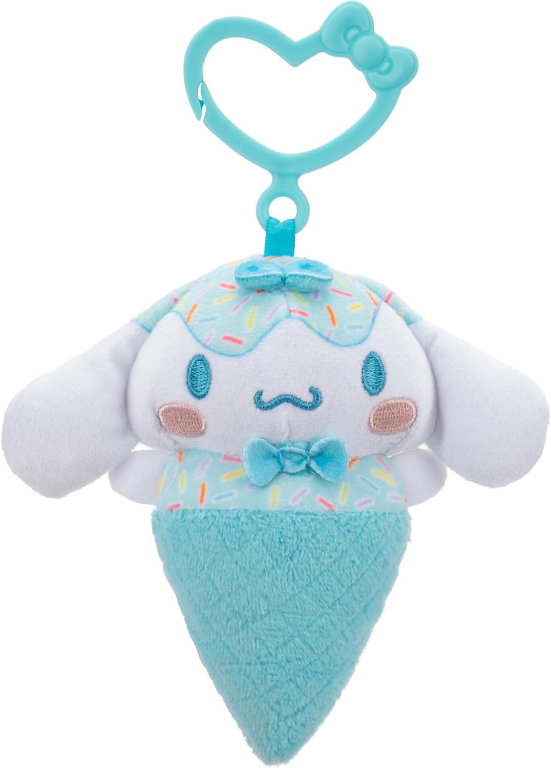 Hello Kitty and Friends - Cinnamoroll 4 inch Clip-On Plush - Ice Cream Themed - Officially Licensed Sanrio