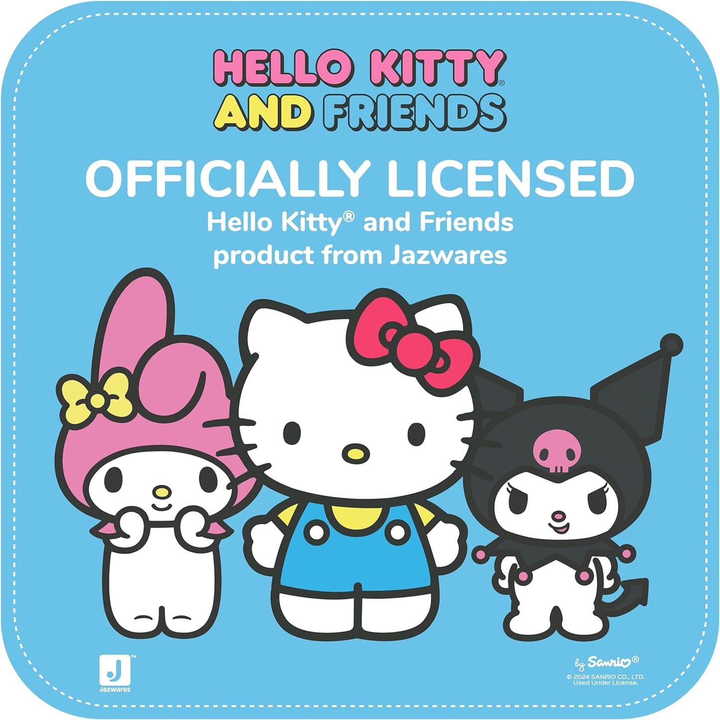 Hello Kitty and Friends, My Melody 4 inch Clip-on Plush - Ice Cream Themed - Officially Licensed Sanrio