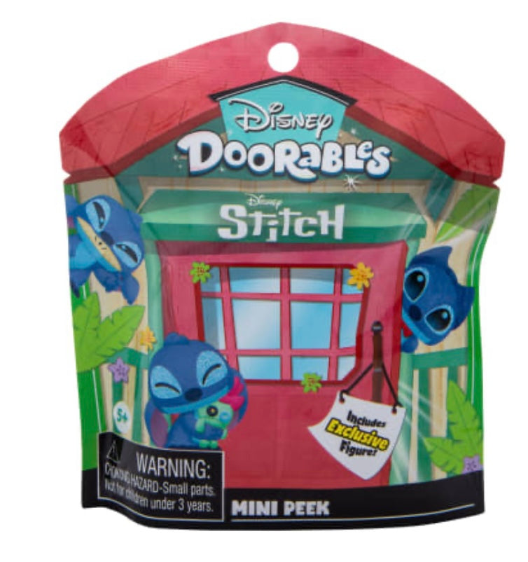 Disney Doorables Stitch Flocked Figure Blind Bag [24 Pieces] Full Case