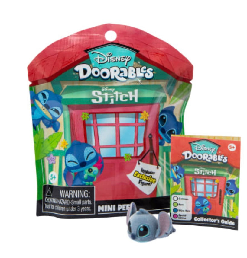 Disney Doorables Stitch Flocked Figure Blind Bag [24 Pieces] Full Case