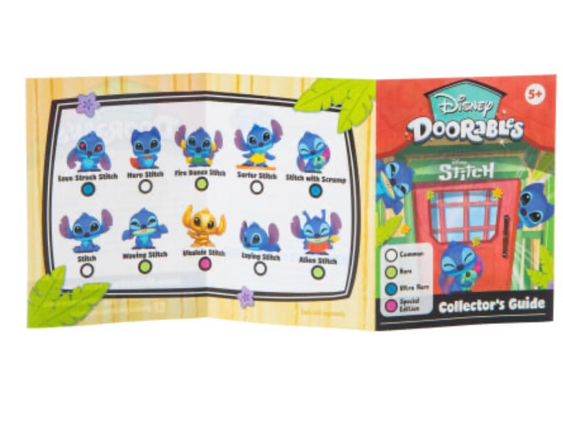 Disney Doorables Stitch Flocked Figure Blind Bag [24 Pieces] Full Case