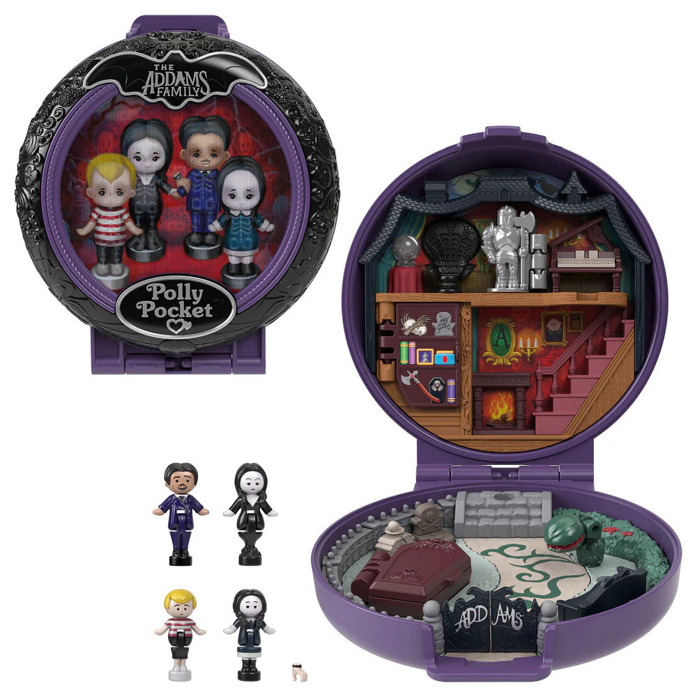 Polly Pocket Collector The Addams Family Compact, Special Edition Dolls and Playset