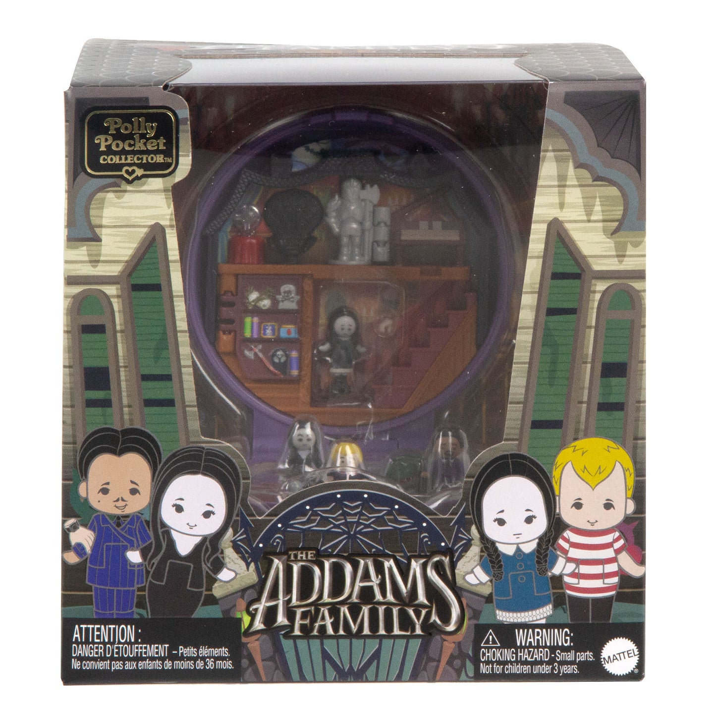 Polly Pocket Collector The Addams Family Compact, Special Edition Dolls and Playset