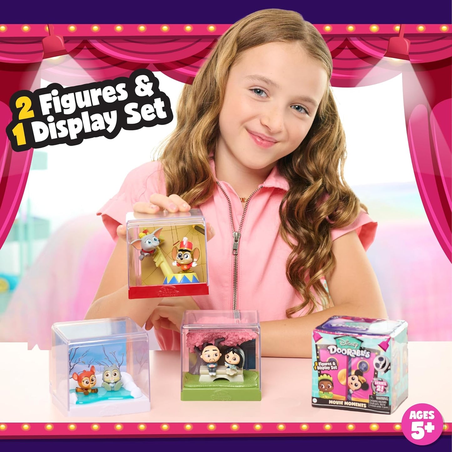 Disney Doorables Movie Moments Series 2, Styles May Vary, Officially Licensed Kids Toys for Ages 5 Up by Just Play