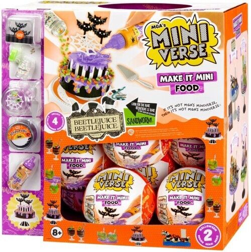 MGA's Miniverse Make It Mini Food Halloween Series 2 Mini Collectibles [Full Case of 15]