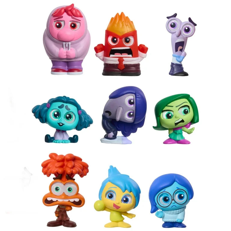 Disney Doorables Inside Out 2 Collection Peek, 9 Exclusive 1.5-inch Collectible Figurines, Ages 5 up