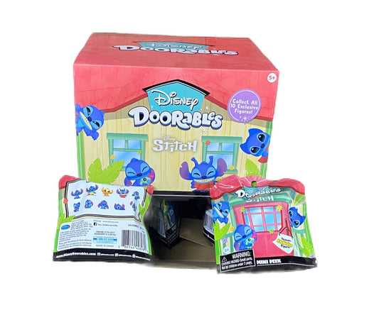 Disney Doorables Stitch Flocked Figure Blind Bag [24 Pieces] Full Case