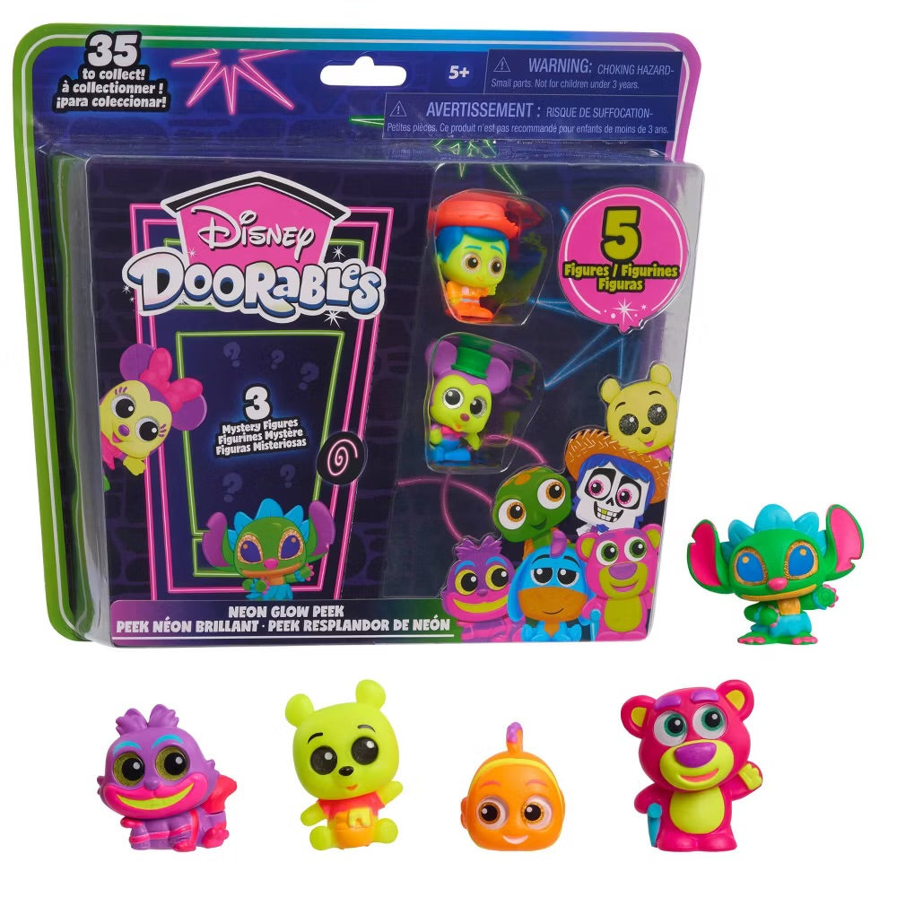 Disney Doorables Neon Glow Peek