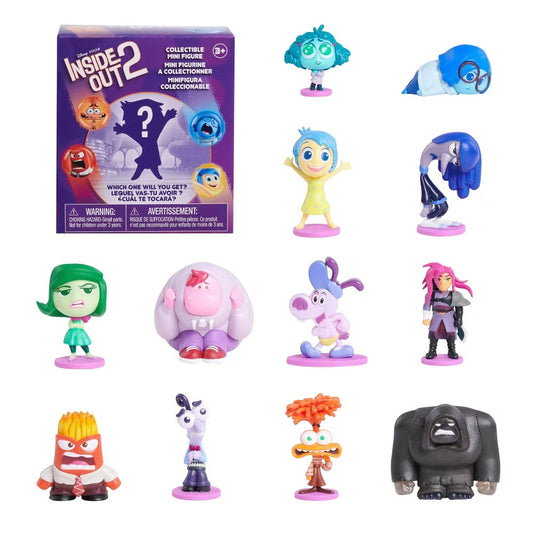 Disney och Pixar Inside Out 2 minifigurer för samlarobjekt, barnleksaker för åldrarna 3 upp