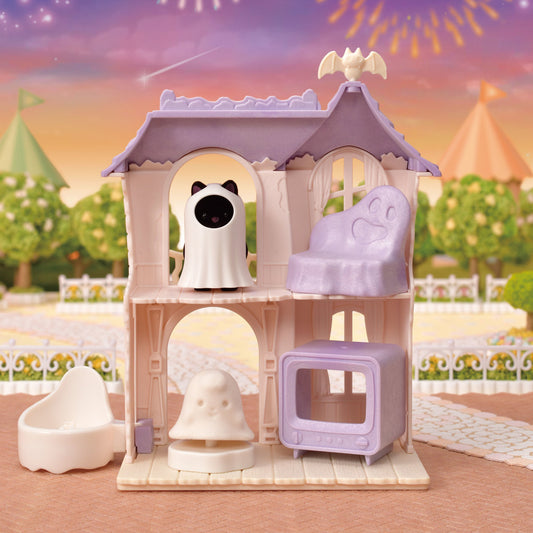 [Pre-Order] Calico Critters Spooky Surprise House, Dollhouse Playset with Collectible Doll Figure