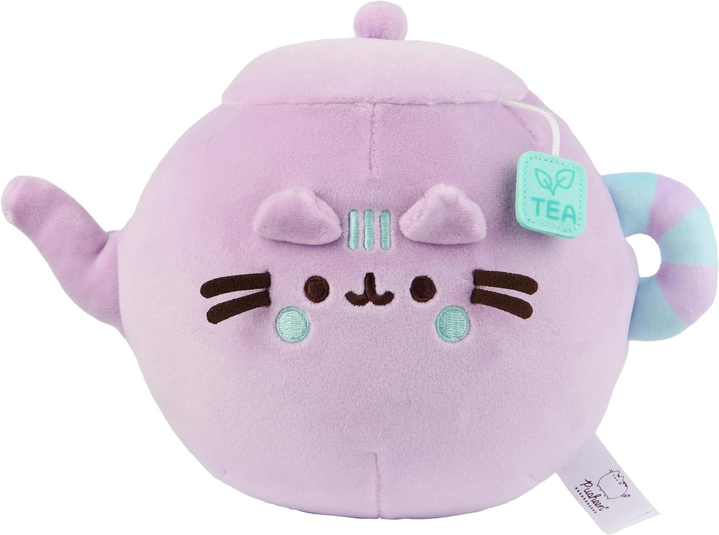 GUND Pusheen’s Kitchen: Teapot Squisheen Plush, Squishy Toy Stuffed Animal for Ages 8 and Up, Purple, 6”