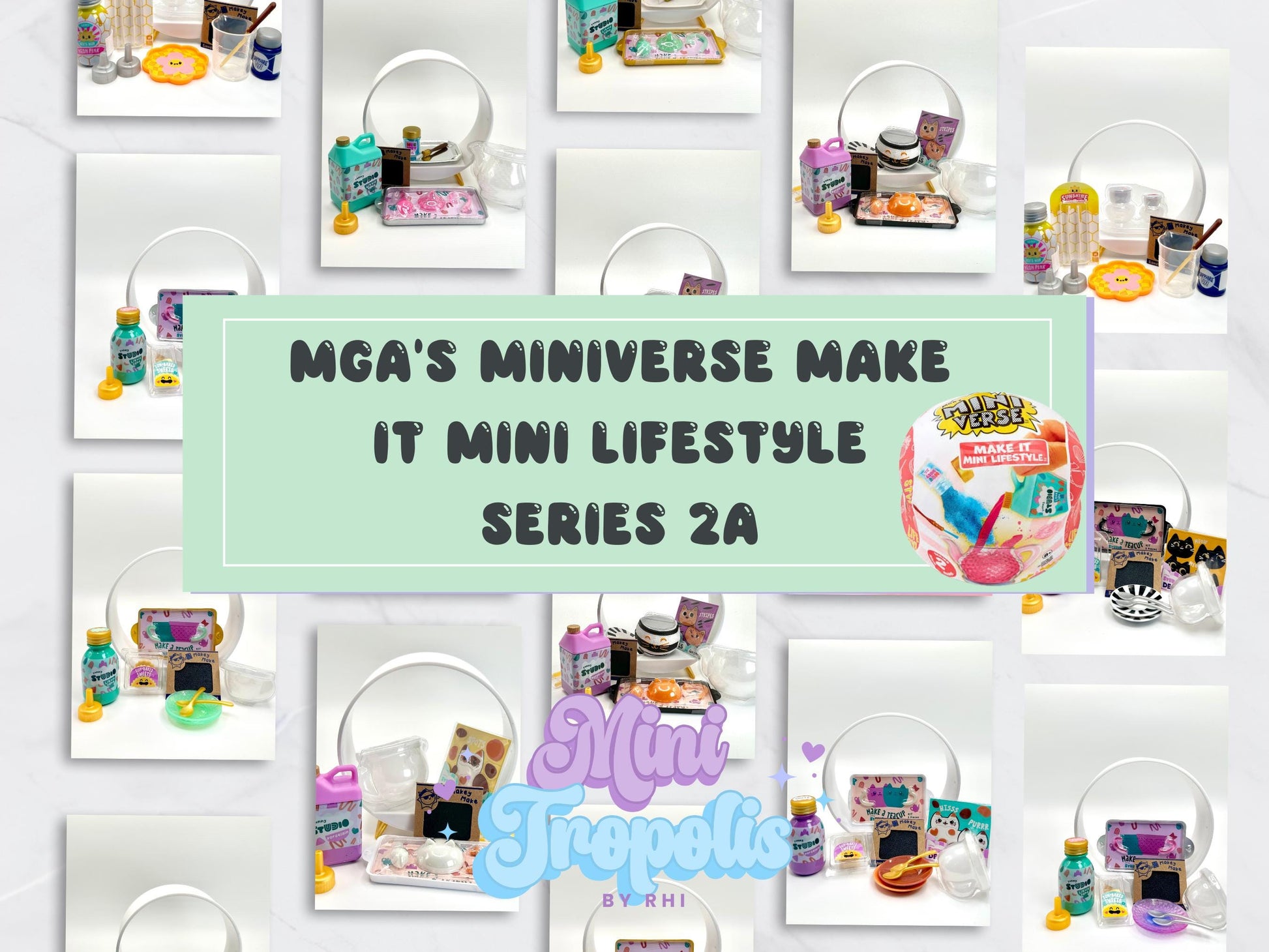 New MGA’s Miniverse Make it Mini Lifestyle Series 2 Craft Kit *Choose your Kit!*