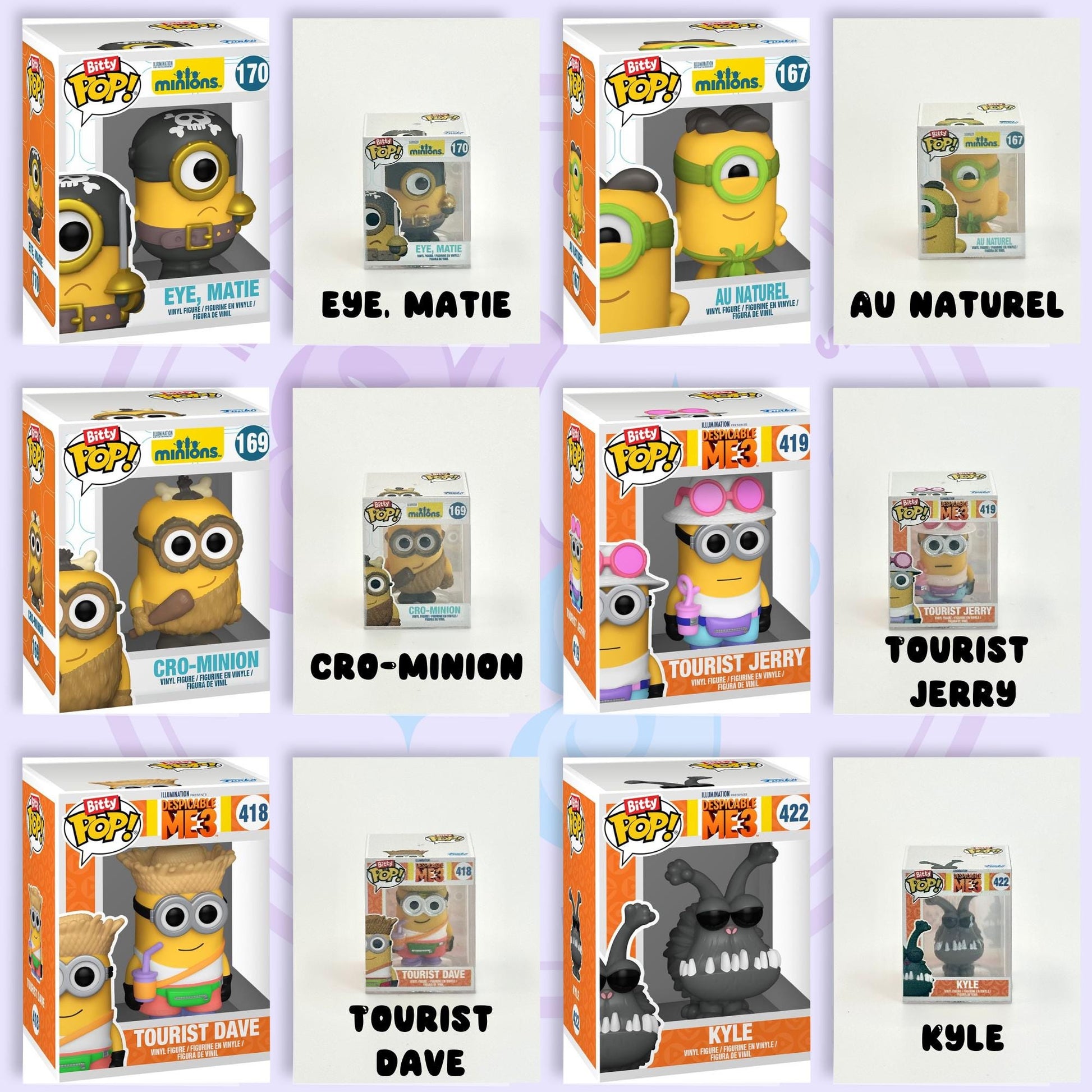 Funko Bitty Pop Minions *You Choose*