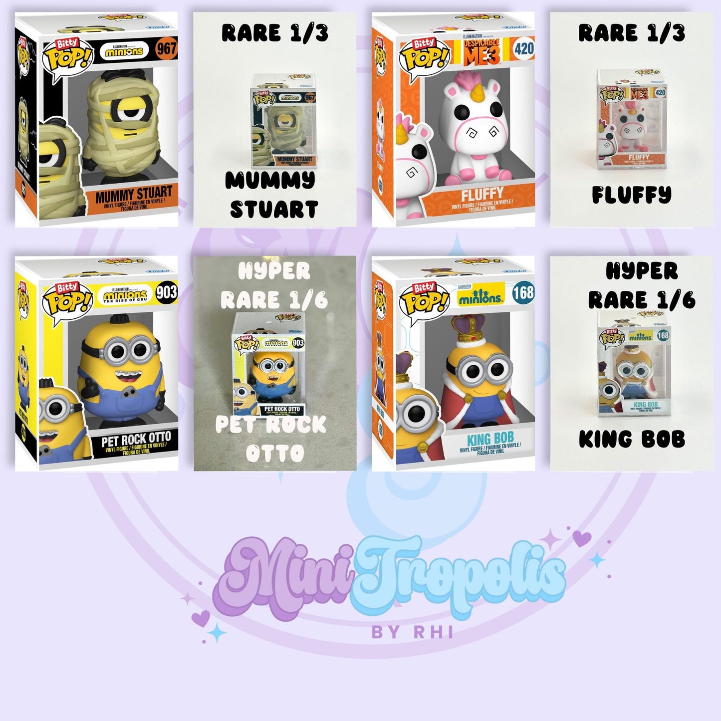 Funko Bitty Pop Minions *You Choose*