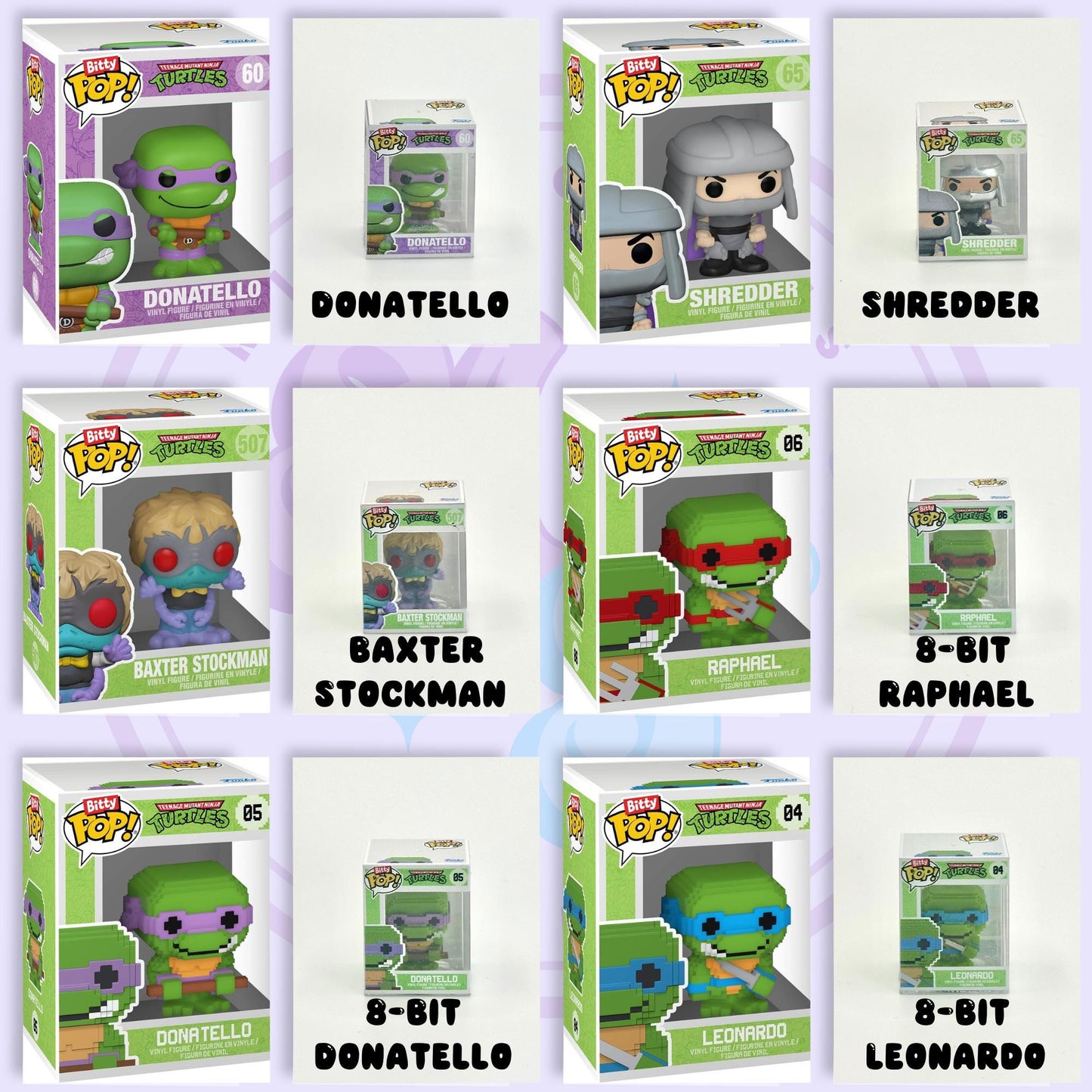 Funko Bitty Pop Teenage Mutant Ninja Turtles *You Choose*