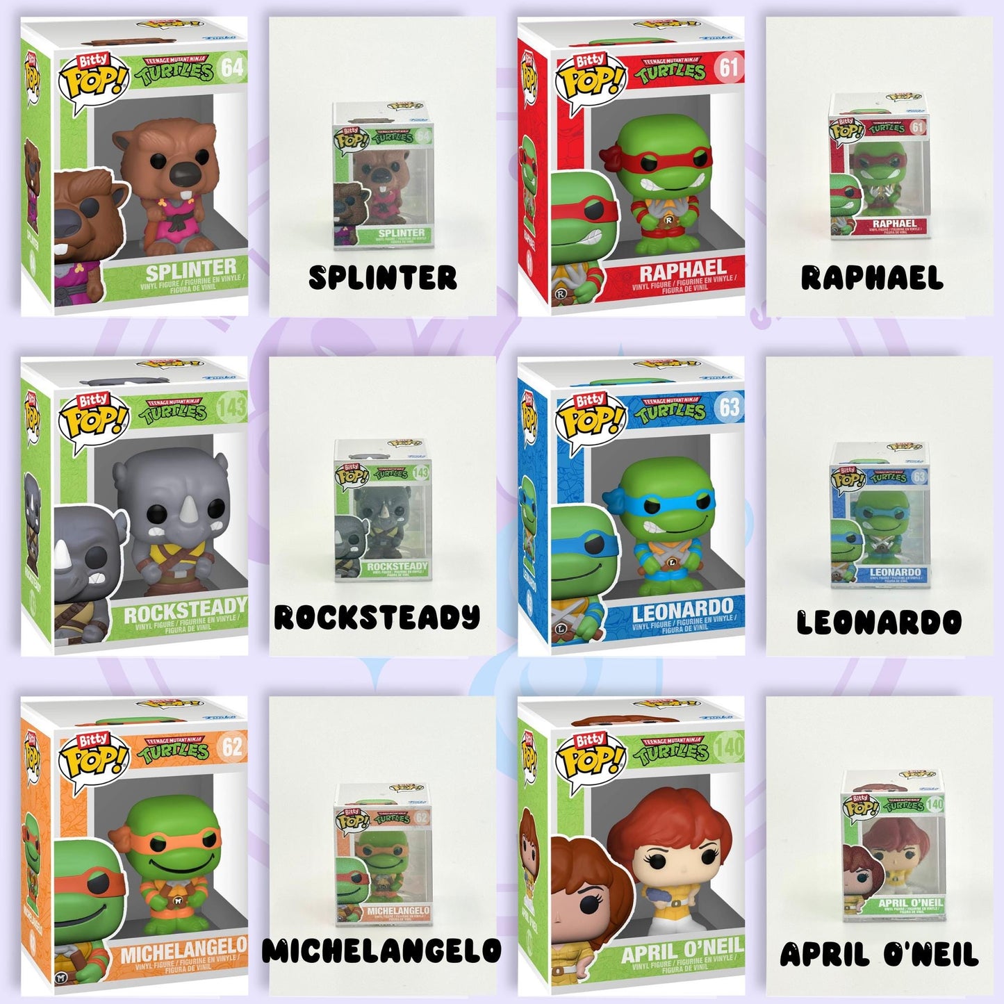 Funko Bitty Pop Teenage Mutant Ninja Turtles *You Choose*