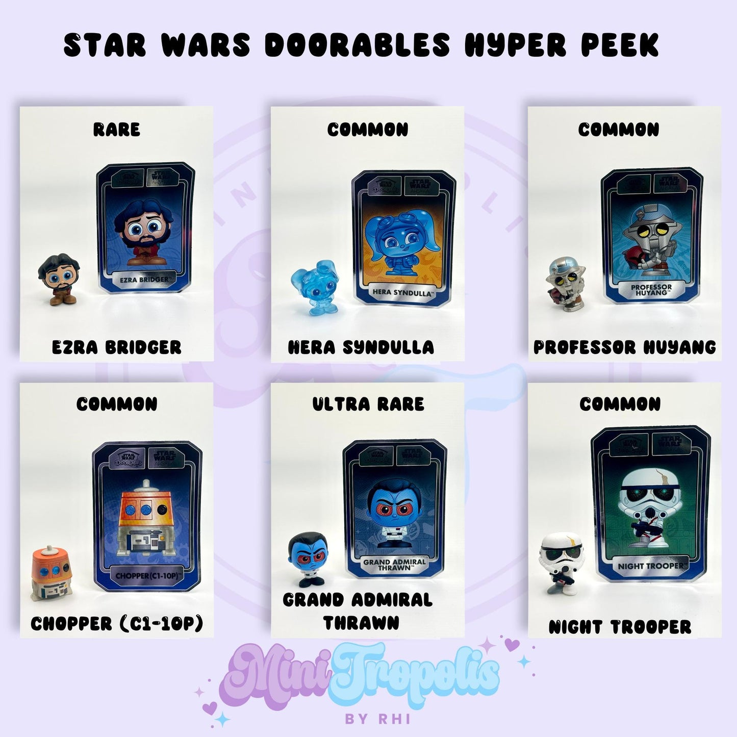 Star Wars Disney Doorables Hyper Peek *Choose Your Figure*